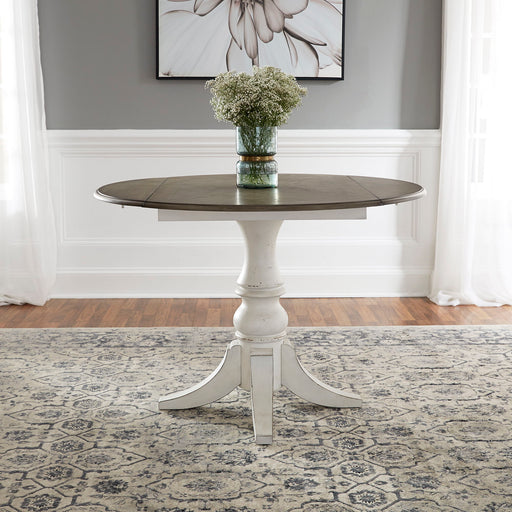 Magnolia Manor - Drop Leaf Table - White Capital Discount Furniture Home Furniture, Furniture Store