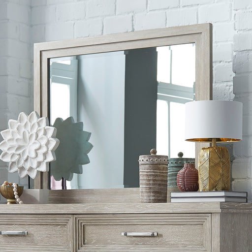 Belmar - Landscape Mirror - Washed Taupe Capital Discount Furniture Home Furniture, Furniture Store