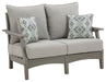 Visola - Gray - Loveseat W/Cushion Capital Discount Furniture Home Furniture, Furniture Store