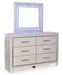 Zyniden - Silver - Dresser And Mirror Capital Discount Furniture Home Furniture, Furniture Store