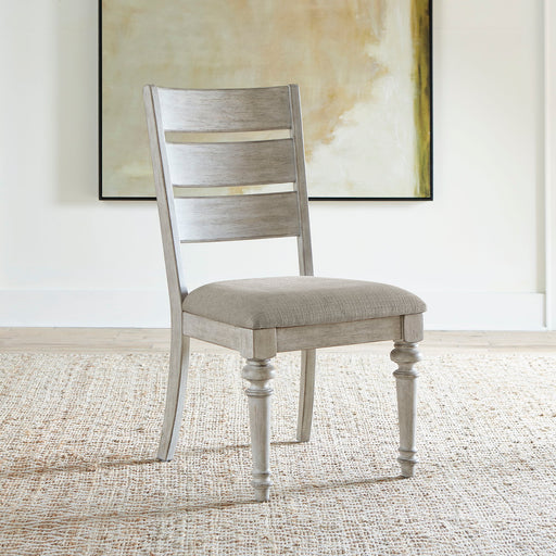 Heartland - Ladder Back Side Chair - White Capital Discount Furniture Home Furniture, Furniture Store
