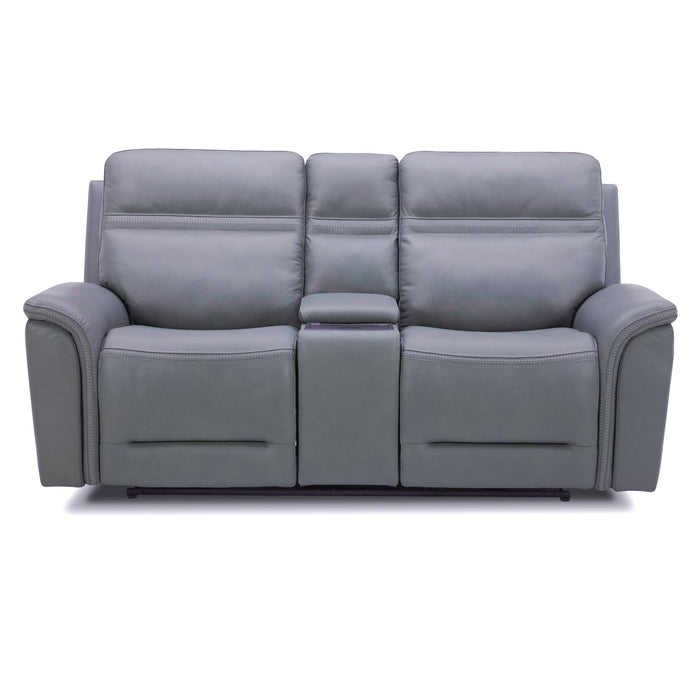 Cooper - Loveseat With Console P3 & Zg - Bleu Gray Capital Discount Furniture Home Furniture, Furniture Store