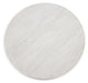 Jallison - Off White - Round Cocktail Table Capital Discount Furniture Home Furniture, Furniture Store