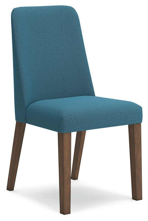 Lyncott - Blue / Brown - Dining Uph Side Chair Capital Discount Furniture Home Furniture, Furniture Store