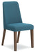 Lyncott - Blue / Brown - Dining Uph Side Chair Capital Discount Furniture Home Furniture, Furniture Store