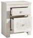 Paxberry - Whitewash - Two Drawer Night Stand Capital Discount Furniture