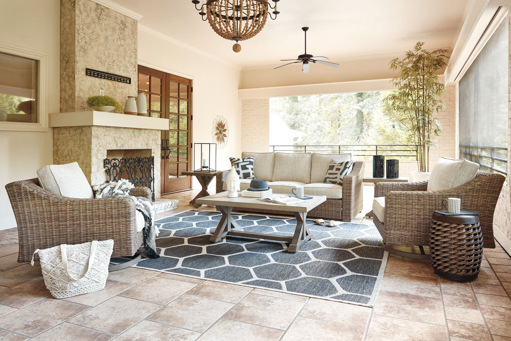 Beachcroft - Beige - 6 Pc. - Lounge Set Capital Discount Furniture Home Furniture, Furniture Store