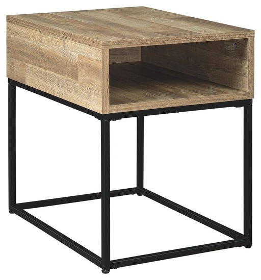 Gerdanet - Natural - Rectangular End Table Capital Discount Furniture Home Furniture, Furniture Store