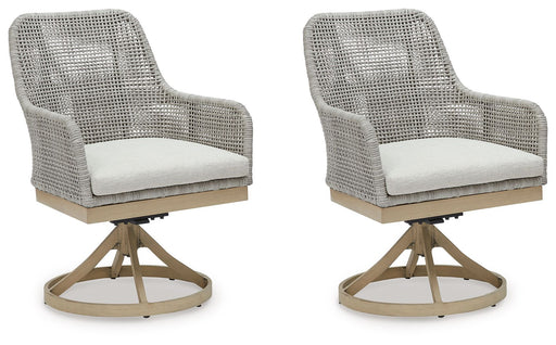 Seton Creek - Gray - Swivel Chair With Cushion (Set of 2) Capital Discount Furniture Home Furniture, Home Decor, Furniture
