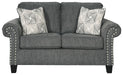 Agleno - Charcoal - Loveseat Capital Discount Furniture Home Furniture, Home Decor, Furniture