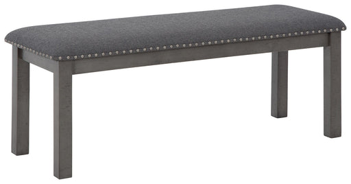 Myshanna - Gray - Upholstered Bench Capital Discount Furniture Home Furniture, Furniture Store
