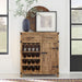 Emerson - Wine Accent Cabinet - Light Brown Capital Discount Furniture Home Furniture, Home Decor, Furniture