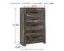 Wynnlow - Gray - Five Drawer Chest Capital Discount Furniture Home Furniture, Home Decor, Furniture