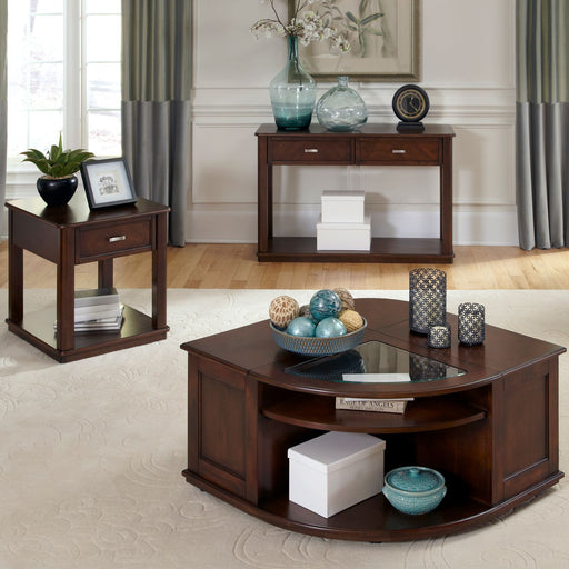 Wallace - 3 Piece Set (1 Cocktail 2 End Tables) - Dark Brown Capital Discount Furniture Home Furniture, Furniture Store