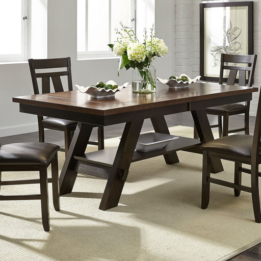 Lawson - Rectangular Table - Dark Brown Capital Discount Furniture Home Furniture, Furniture Store