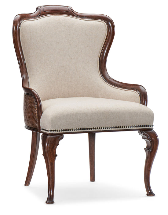 Charleston - Upholstered Arm Chair - Dark Brown Capital Discount Furniture Home Furniture, Furniture Store