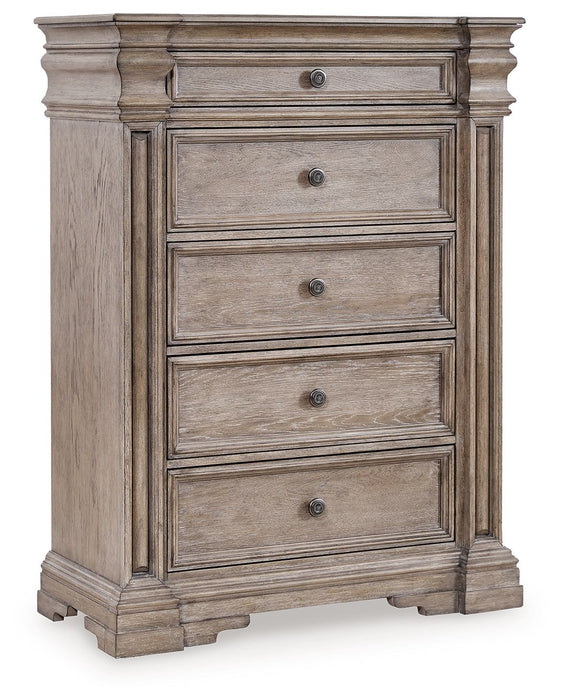 Blairhurst - Light Grayish Brown - Five Drawer Chest Capital Discount Furniture Home Furniture, Furniture Store