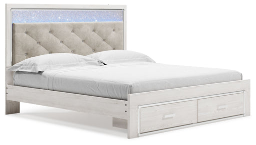 Altyra - White - King Upholstered Storage Bed Capital Discount Furniture Home Furniture, Furniture Store