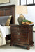 Porter - Dark Brown - Two Drawer Night Stand Capital Discount Furniture Home Furniture, Furniture Store