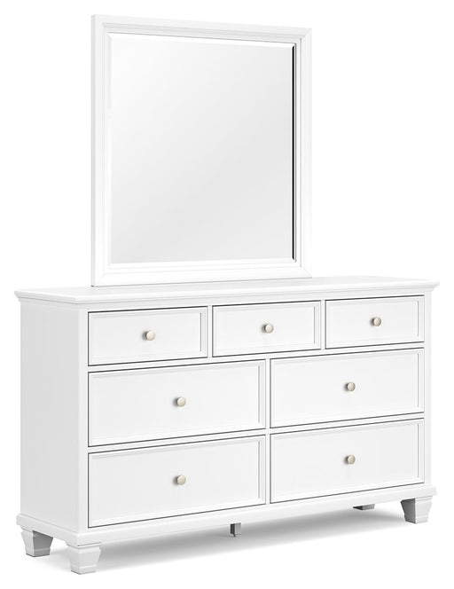 Fortman - White - Dresser And Mirror Capital Discount Furniture Home Furniture, Furniture Store