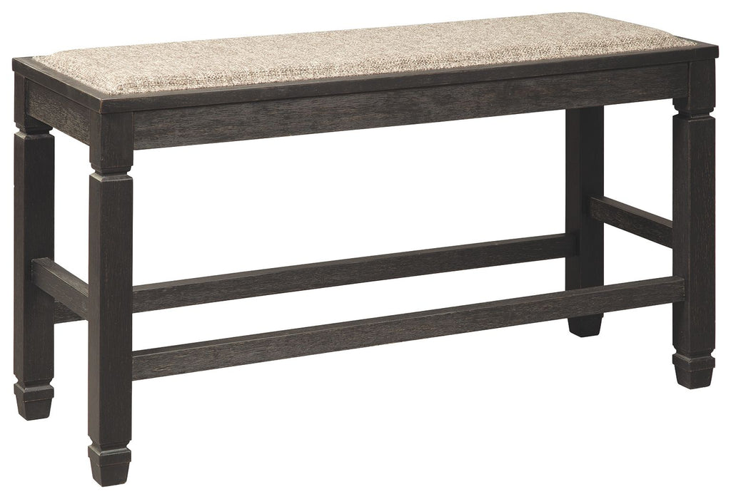 Tyler - Antique Black - Dbl Counter Uph Bench Capital Discount Furniture Home Furniture, Furniture Store