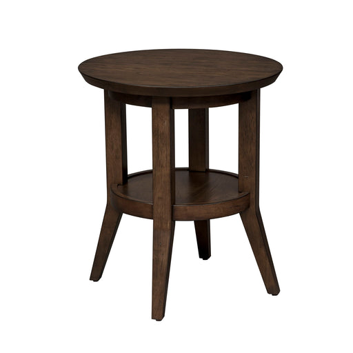 Ventura Blvd - Round End Table - Dark Brown Capital Discount Furniture Home Furniture, Furniture Store