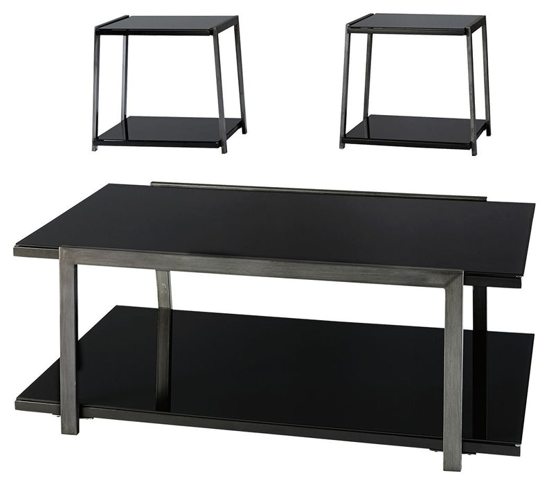 Rollynx - Black - Occasional Table Set (Set of 3) Capital Discount Furniture Home Furniture, Furniture Store
