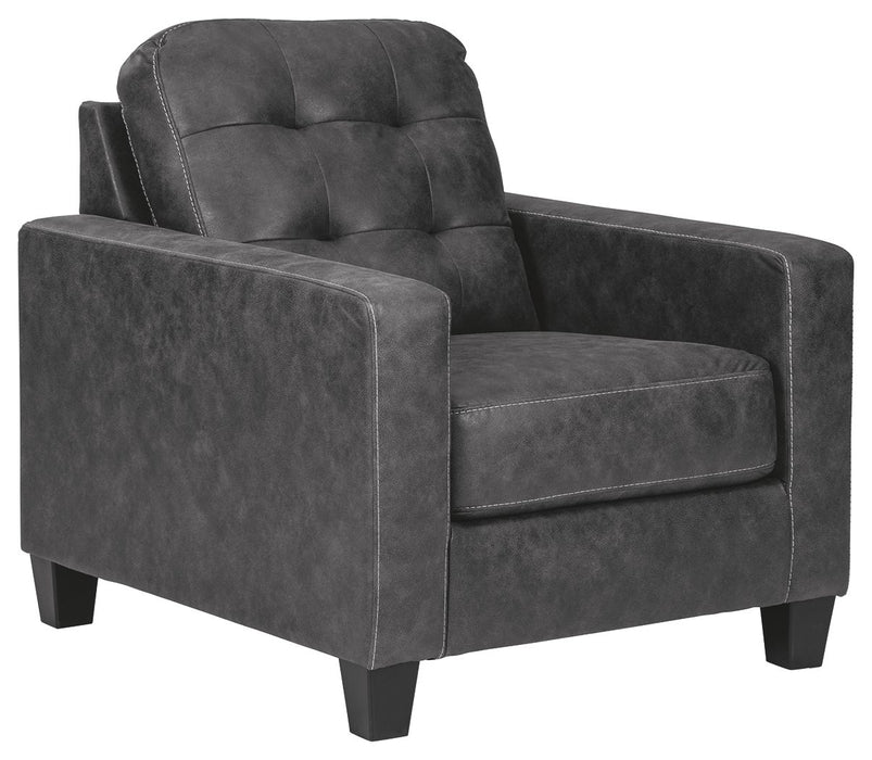 Venaldi - Gunmetal - Chair Capital Discount Furniture Home Furniture, Furniture Store