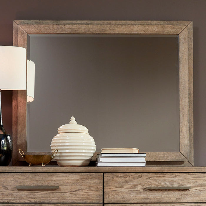 Canyon Road - Lighted Mirror - Light Brown Capital Discount Furniture Home Furniture, Furniture Store