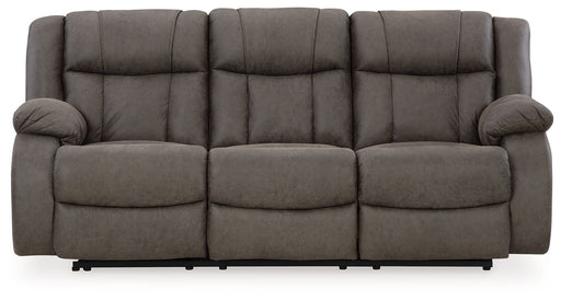 First Base - Gunmetal - Reclining Sofa Capital Discount Furniture Home Furniture, Furniture Store
