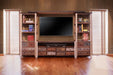 Antique Multicolor - TV Stand / Wall Unit - Dark Brown Capital Discount Furniture Home Furniture, Furniture Store