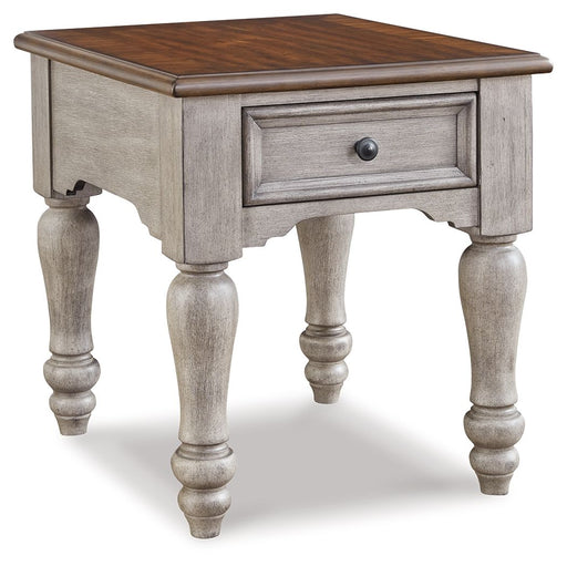 Lodenbay - Antique Gray / Brown - Rectangular End Table Capital Discount Furniture Home Furniture, Furniture Store