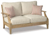 Clare - Beige - Loveseat W/Cushion Capital Discount Furniture Home Furniture, Furniture Store