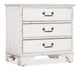 Charleston - Three-Drawer Nightstand - White Capital Discount Furniture Home Furniture, Furniture Store