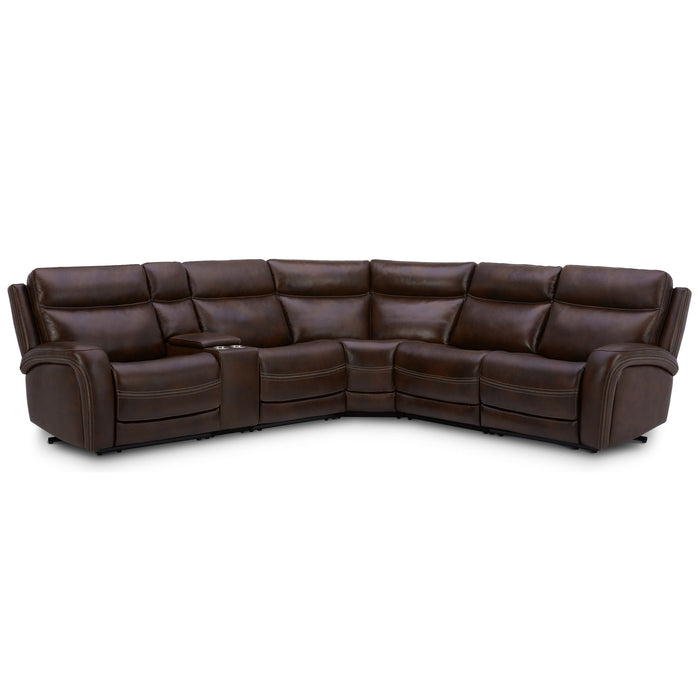Blair - 6 Piece Sectional - Cognac Capital Discount Furniture Home Furniture, Furniture Store
