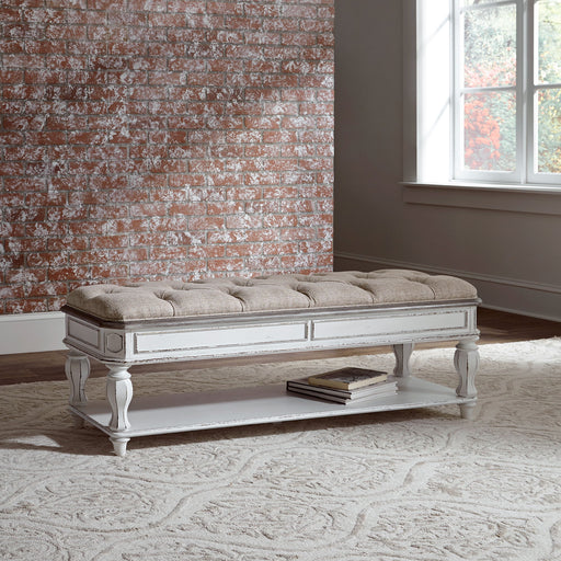 Magnolia Manor - Bed Bench - White Capital Discount Furniture Home Furniture, Furniture Store