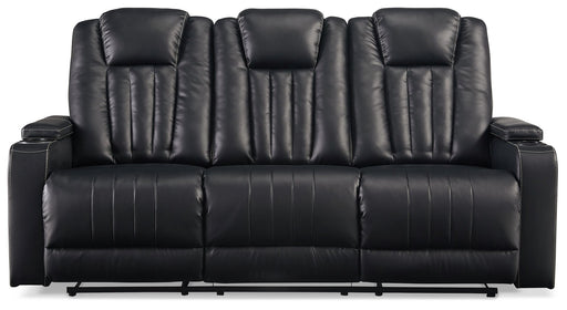 Center Point - Black - Rec Sofa W/Drop Down Table Capital Discount Furniture Home Furniture, Furniture Store