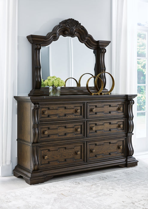 Maylee - Dark Brown - Dresser And Mirror Capital Discount Furniture Home Furniture, Furniture Store