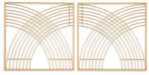 Dalkins - Gold Finish - Wall Decor Set (Set of 2) Capital Discount Furniture Home Furniture, Furniture Store