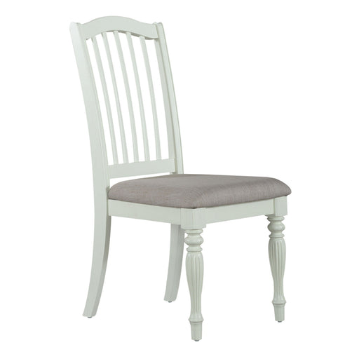 Cumberland Creek - Slat Back Side Chair - White Capital Discount Furniture Home Furniture, Furniture Store