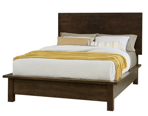 Crafted Cherry - Ben's Plank Bed With Terrace Footboard Capital Discount Furniture Home Furniture, Furniture Store