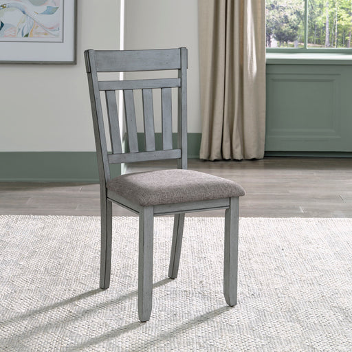 Newport - Splat Back Side Chair (RTA) - Gray Capital Discount Furniture Home Furniture, Furniture Store