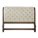 Americana Farmhouse - Upholstered Sleigh Headboard Capital Discount Furniture Home Furniture, Furniture Store