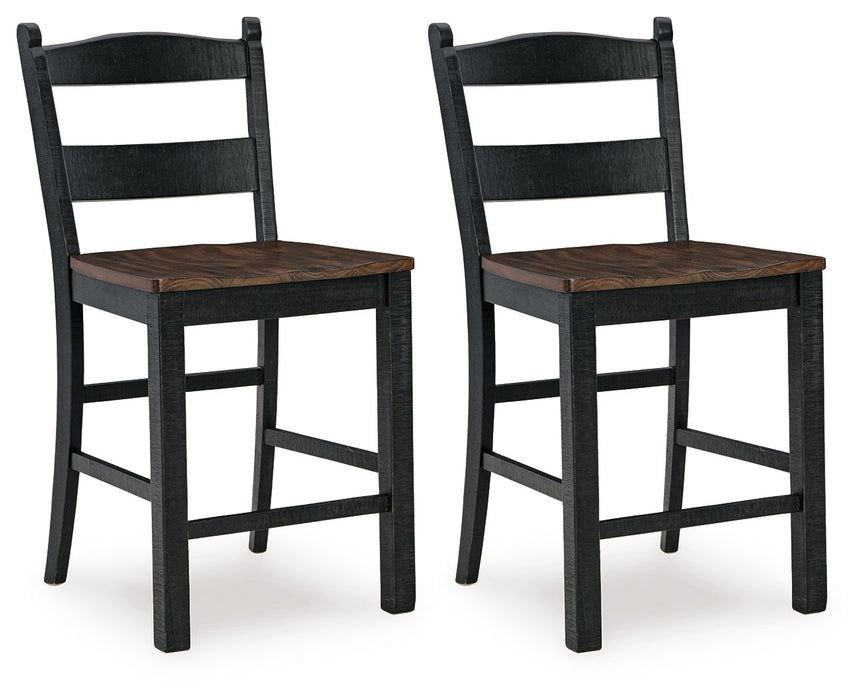 Valebeck - Black / Brown - Barstool Capital Discount Furniture Home Furniture, Furniture Store