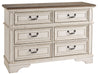 Realyn - White / Brown / Beige - Dresser - 6-drawer Capital Discount Furniture Home Furniture, Home Decor, Furniture