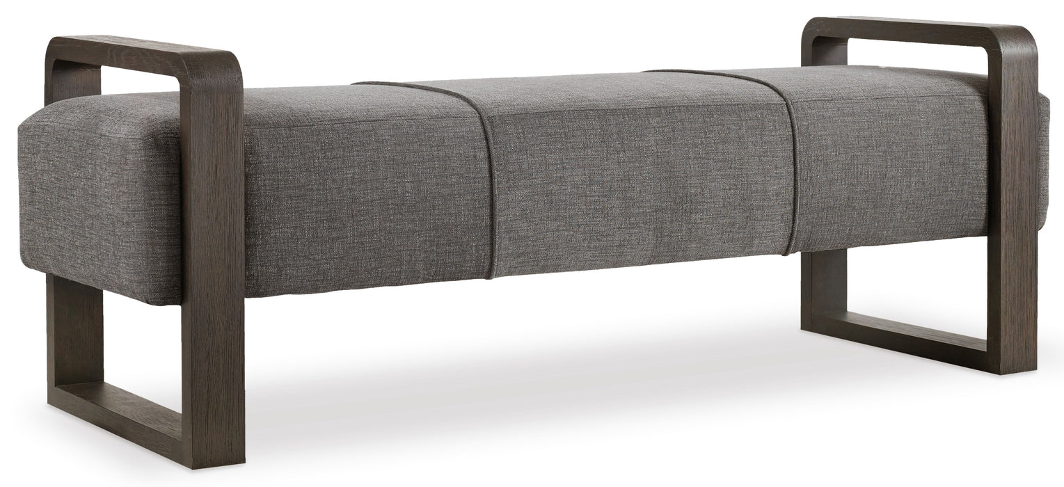 Curata - Upholstered Bench Capital Discount Furniture Home Furniture, Furniture Store