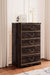 Glosmount - Two-tone - Five Drawer Chest Capital Discount Furniture Home Furniture, Furniture Store