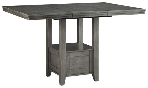 Hallanden - Gray - Rectangular Dining Room Counter Extension Table Capital Discount Furniture Home Furniture, Furniture Store