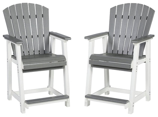 Transville - Gray / White - Barstool (Set of 2) Capital Discount Furniture Home Furniture, Furniture Store