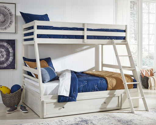 Robbinsdale - Antique White - Twin Over Full Bunk Bed With Storage Capital Discount Furniture Home Furniture, Home Decor, Furniture